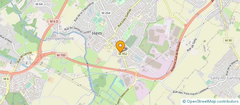 localisation de l'entreprise BLD  HEM