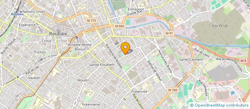 localisation de l'entreprise BLD BATIMENT  ROUBAIX