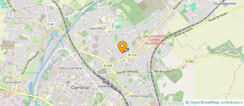 localisation de l'entreprise BLD IMMO à CAMBRAI