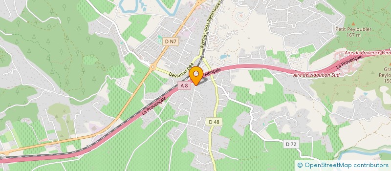 localisation de l'entreprise BLD IMMO  VIDAUBAN