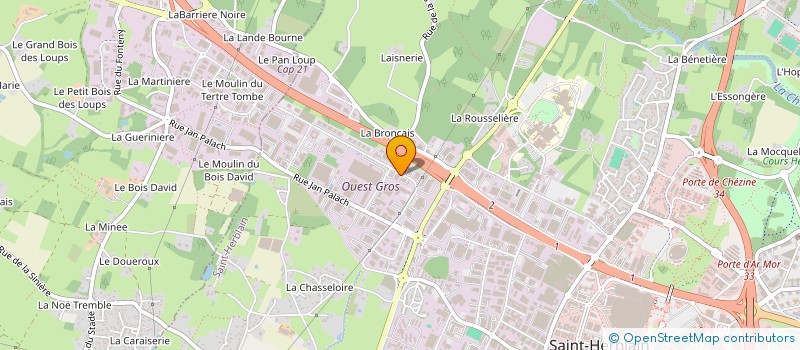 localisation de l'entreprise BLD44  SAINT-HERBLAIN