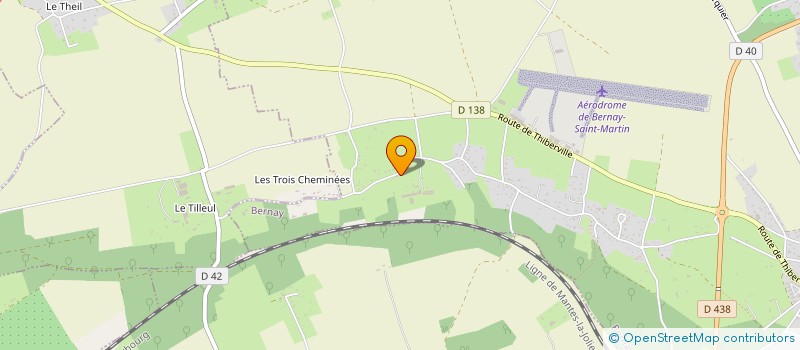 localisation de l'entreprise BLDG INVEST  BERNAY