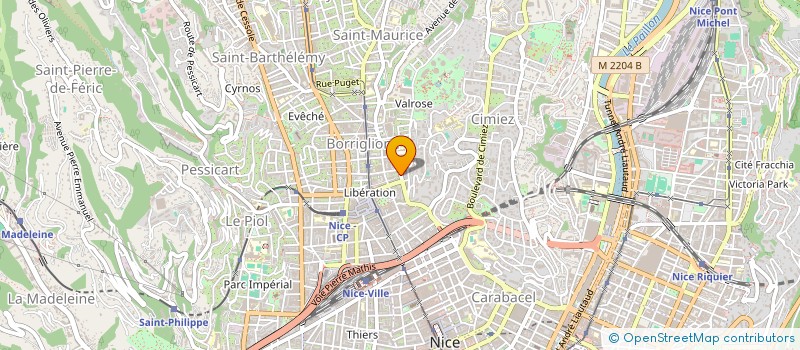 localisation de l'entreprise BLE D'AZUR à NICE