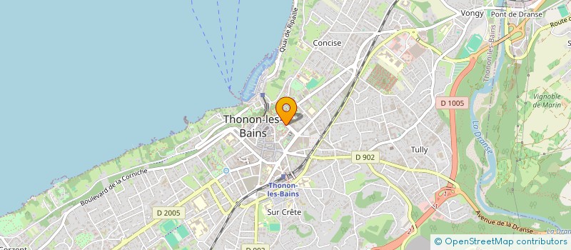 localisation de l'entreprise BLE D'OR à ALLINGES