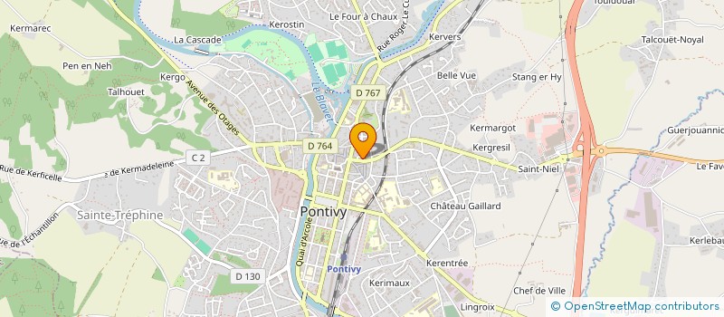 localisation de l'entreprise BLE ENTERTAINMENT SPORTS AGENCY  PONTIVY