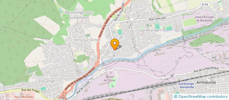 localisation de l'entreprise BLE RADIO BLOGGERS LORRAINS ENGAGES  CLOUANGE