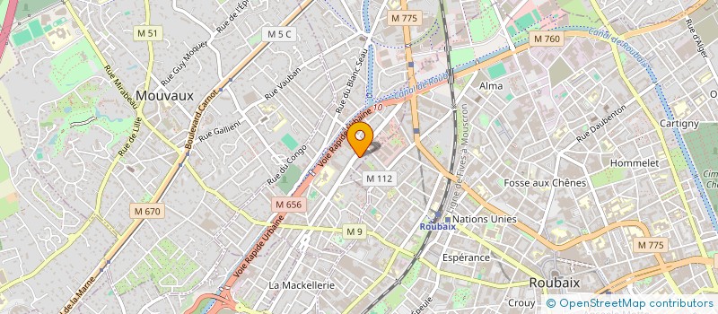 localisation de l'entreprise BLEASS  TOURCOING