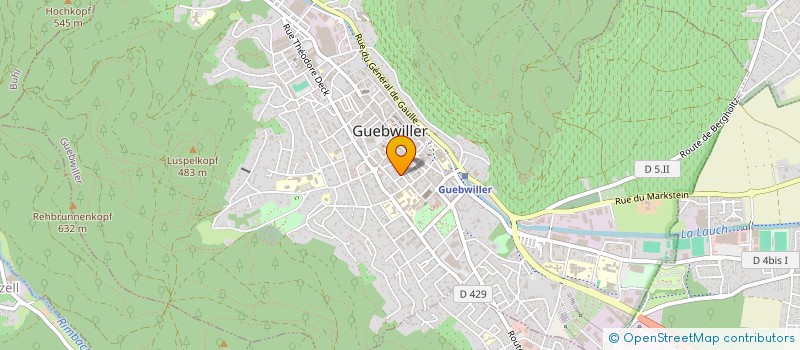 localisation de l'entreprise BLEC à GUEBWILLER