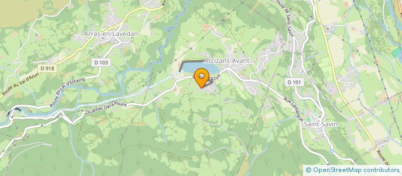 localisation de l'entreprise BLEC  ARCIZANS-AVANT