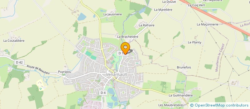 localisation de l'entreprise BLED - GRIVEAU à VENANSAULT