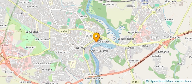 localisation de l'entreprise BLED'N'POP à AURAY
