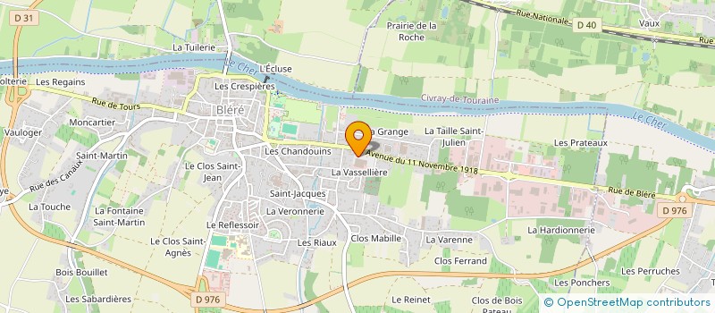 localisation de l'entreprise BLEDIS à BLERE