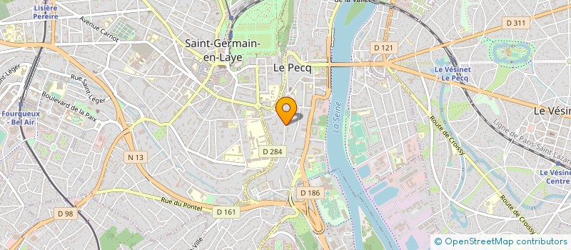 localisation de l'entreprise BLEGAIGNOUX EURL  LE PECQ