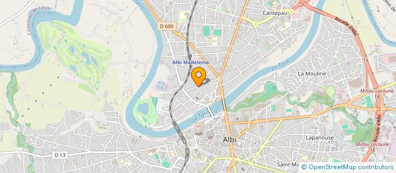 localisation de l'entreprise BLEHAUT GRIMALDI à ALBI
