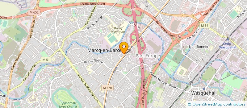 localisation de l'entreprise BLEIJKO à MARCQ-EN-BARŒUL