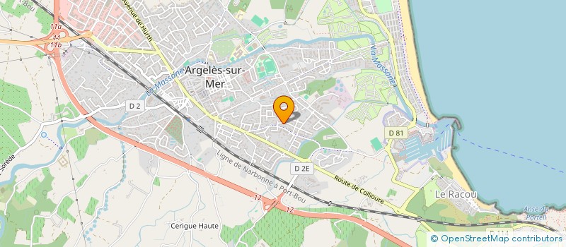 localisation de l'entreprise BLEIZ-MOR  ARGELES-SUR-MER