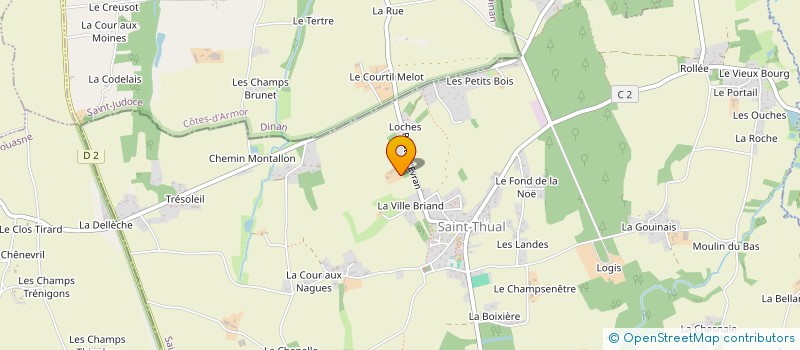 localisation de l'entreprise BLEIZ RENO  SAINT-THUAL