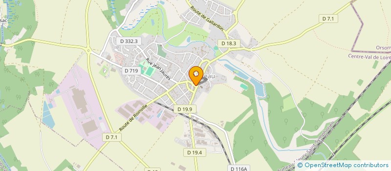 localisation de l'entreprise BLEK DISTRIBUTION à AUNEAU-BLEURY-SAINT-SYMPHORIEN
