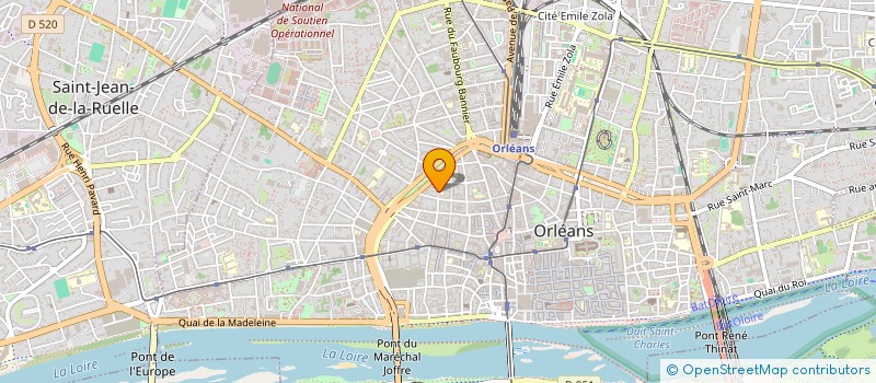 localisation de l'entreprise BLEM à ORLEANS