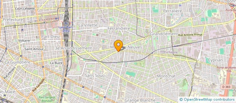 localisation de l'entreprise BLEMCE  LYON