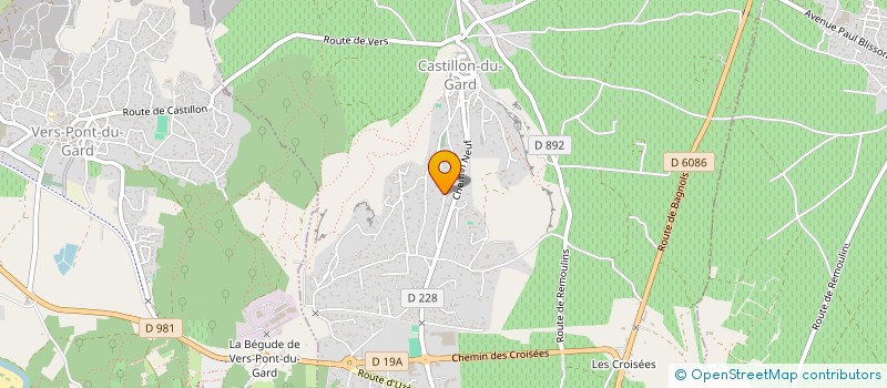 localisation de l'entreprise BLEMONT  CASTILLON-DU-GARD