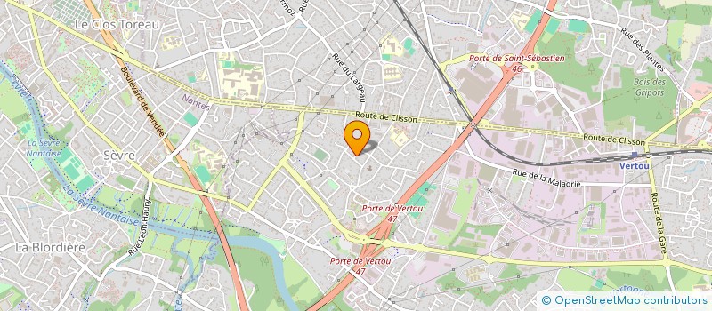 localisation de l'entreprise BLEND  VERTOU