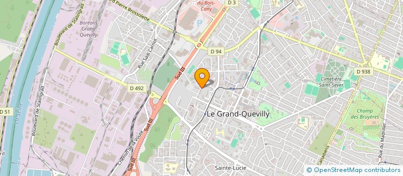 localisation de l'entreprise BLEND HACKERS HOCKEY CLUB à LE GRAND-QUEVILLY