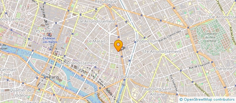 localisation de l'entreprise BLEND MANAGEMENT FRANCE à PARIS