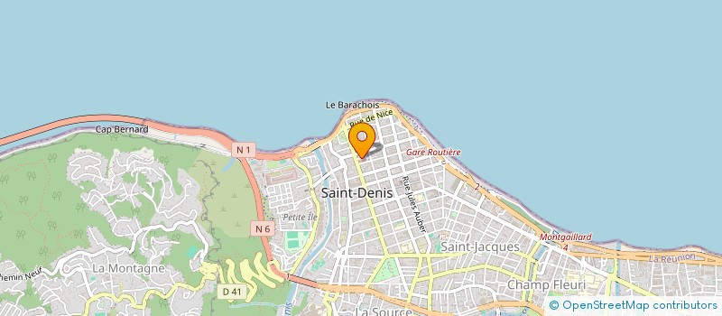 localisation de l'entreprise BLEND SARL à SAINT-DENIS