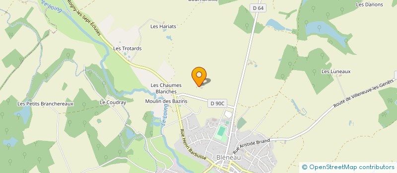 localisation de l'entreprise BLENEAU ROGNY BASKET  BLENEAU