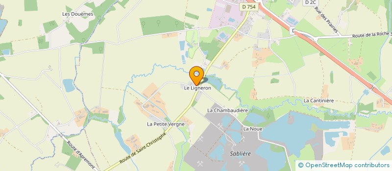 localisation de l'entreprise BLER  SAINT-CHRISTOPHE-DU-LIGNERON