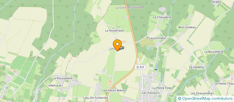 localisation de l'entreprise BLERE VOLLEY-BALL  LA CROIX-EN-TOURAINE