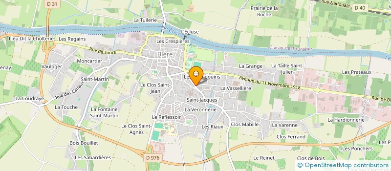 localisation de l'entreprise BLERESSENTIEL SYSTEME D ECHANGES LOCAUX S.E.L à BLERE