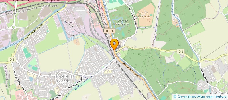 localisation de l'entreprise BLERIOT 1  COUDEKERQUE-BRANCHE