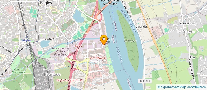 localisation de l'entreprise BLERIOT  PESSAC