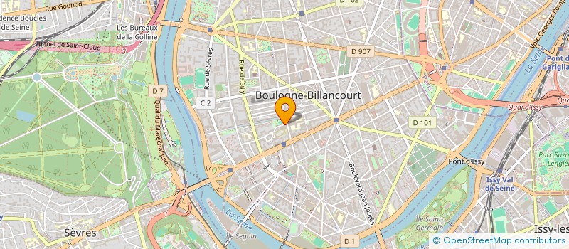 localisation de l'entreprise BLERIOT INVEST à BOULOGNE-BILLANCOURT