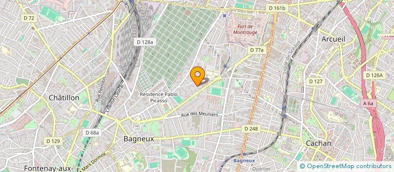 localisation de l'entreprise BLERTCH à BAGNEUX