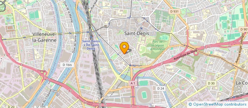 localisation de l'entreprise BLESSD  SAINT-DENIS