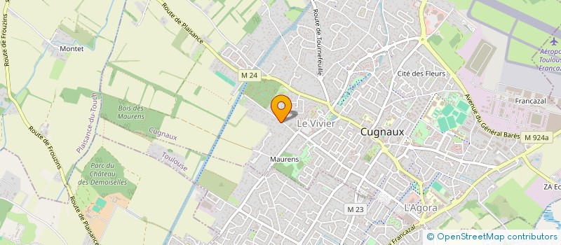 localisation de l'entreprise BLESSED FAMILY  CUGNAUX