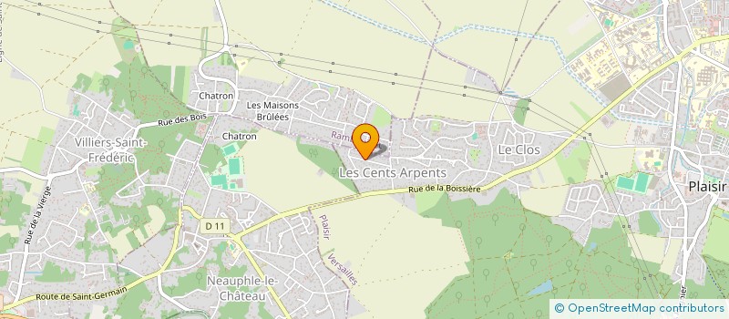 localisation de l'entreprise BLESSEDANDFAITHFUL  ACHERES