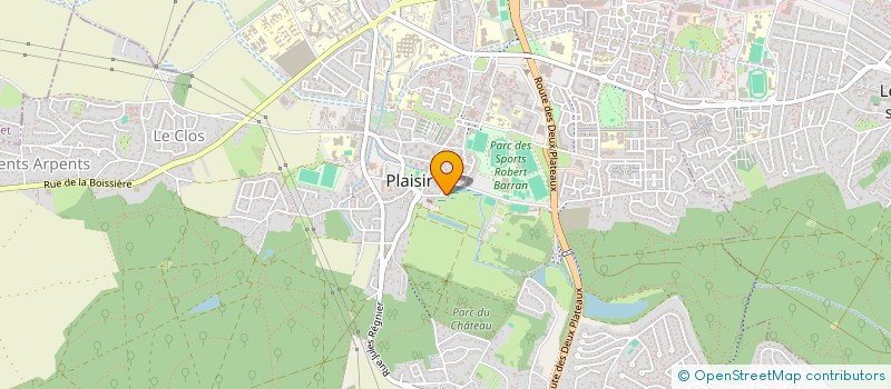 localisation de l'entreprise BLEU 78 à PLAISIR