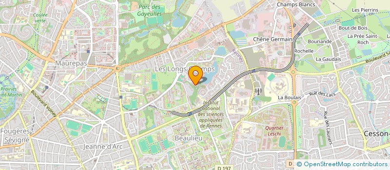 localisation de l'entreprise BLEU  PARIS