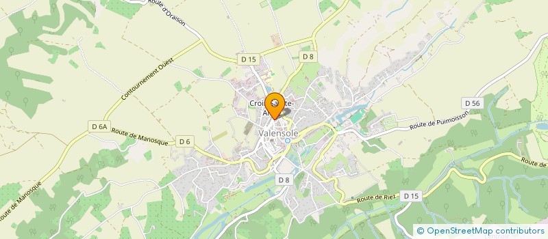 localisation de l'entreprise BLEU ABEILLE à VALENSOLE