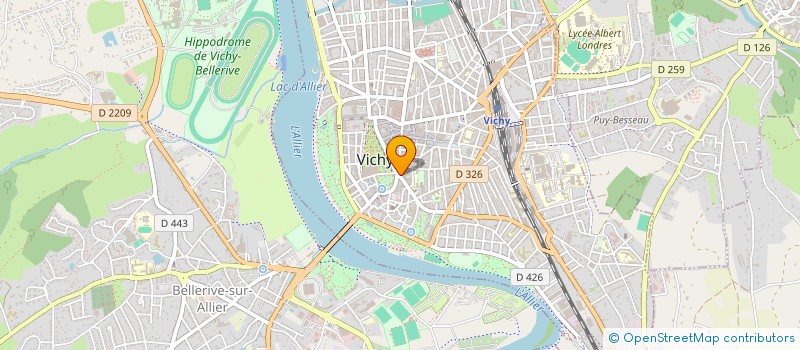 localisation de l'entreprise BLEU ACIDULE à VICHY