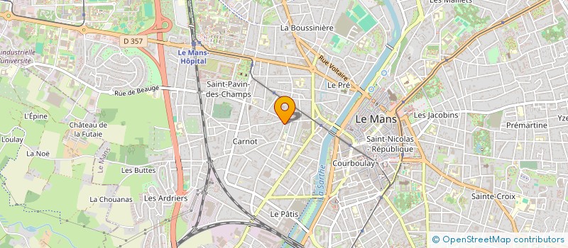 localisation de l'entreprise BLEU AZUR  LE MANS