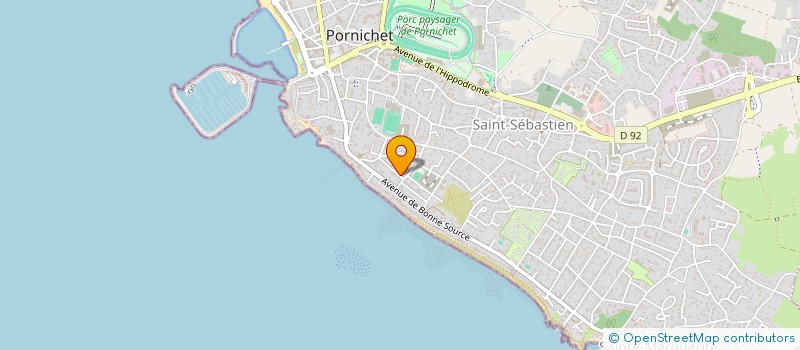localisation de l'entreprise BLEU AZUR à PORNICHET