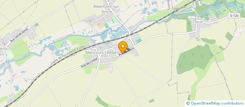 localisation de l'entreprise BLEU AZUR  MERICOURT-L'ABBE