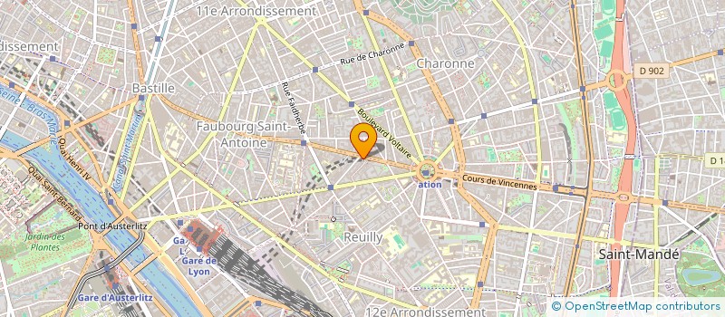 localisation de l'entreprise BLEU AZUR  PARIS