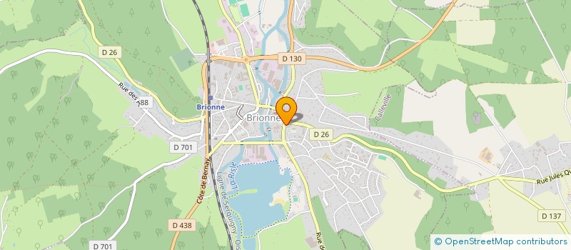 localisation de l'entreprise BLEU, BLANC, GOUT à BRIONNE