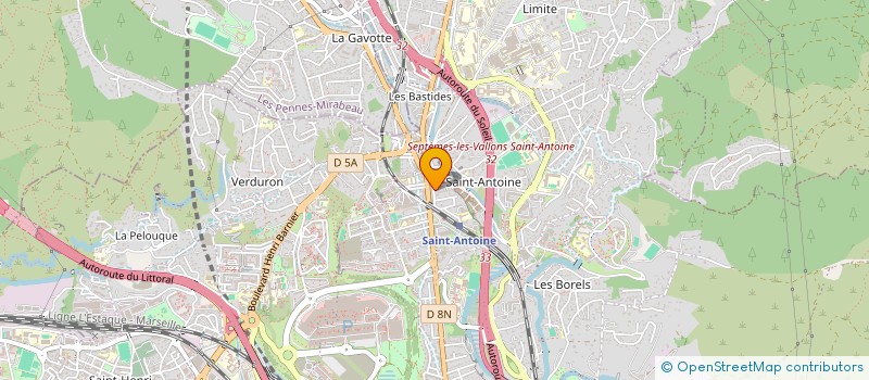 localisation de l'entreprise BLEU BLANC PISCINE à MARSEILLE